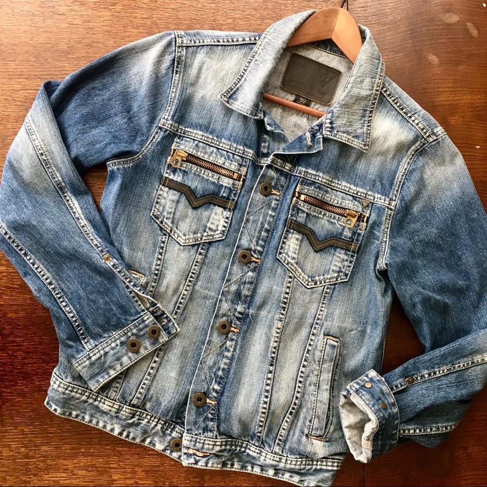 Vintage GUESS? 😎 Cool Denim 2010 Jacket - Picture 3 of 8